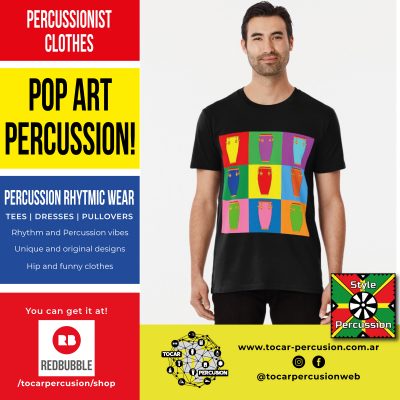 Style Percussion Wear - Color + Rhythm + Percussion